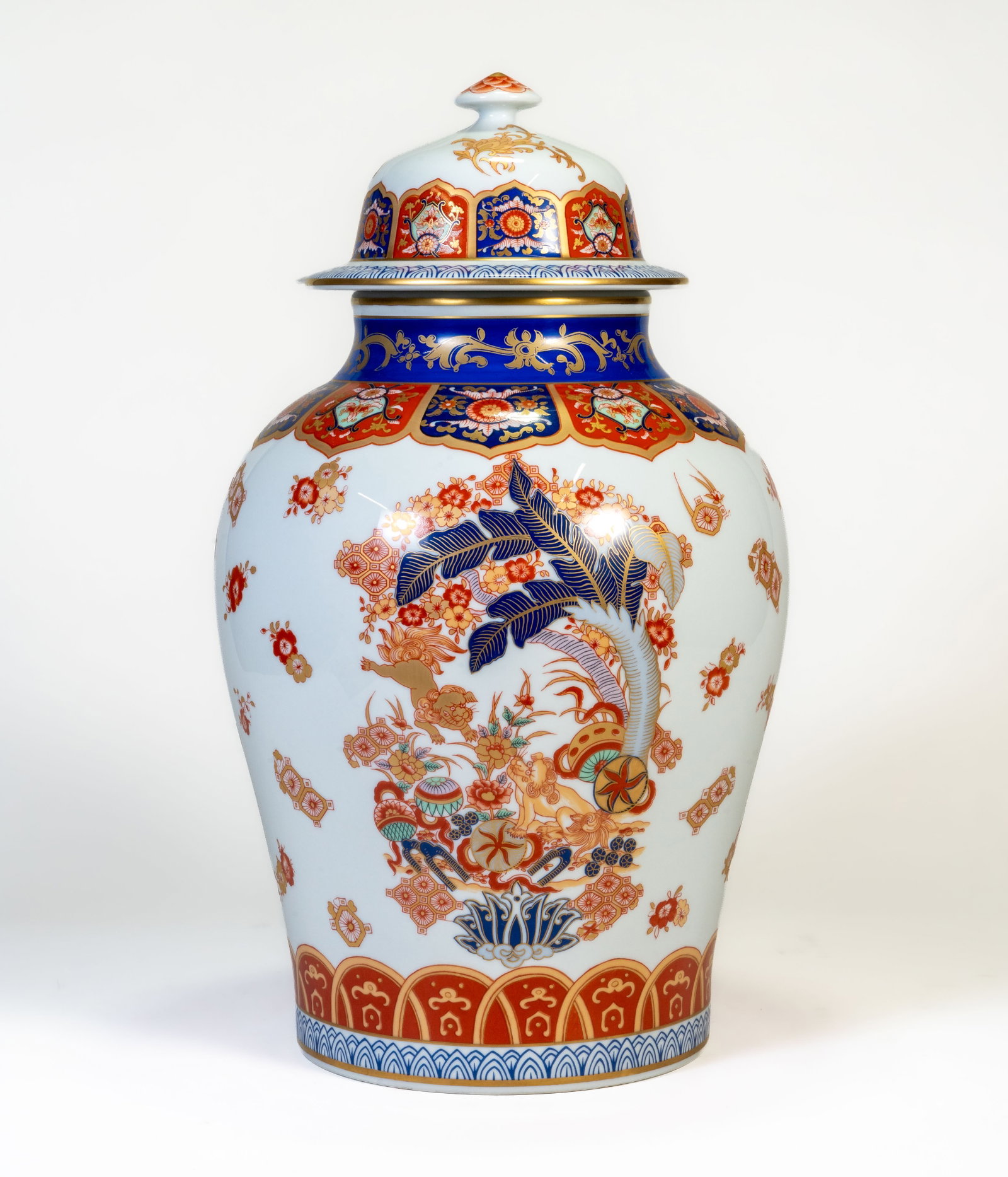 Large Vista Alegre Imari style Ginger Jar (1 of 10)