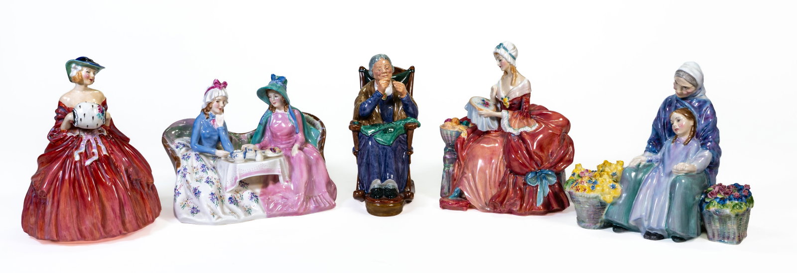 Five Royal Doulton Figurines (1 of 16)