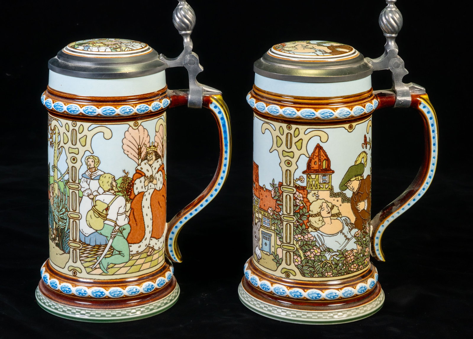 Two (2) Metlach Steins Fairy Tale (1 of 10)
