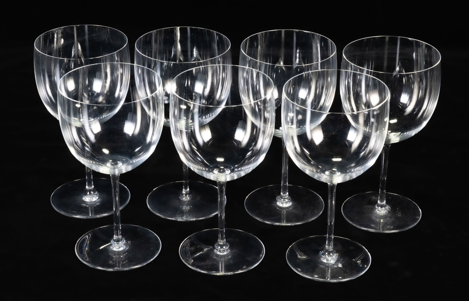 Seven (7) Baccarat Montaigne Water Goblets (1 of 3)