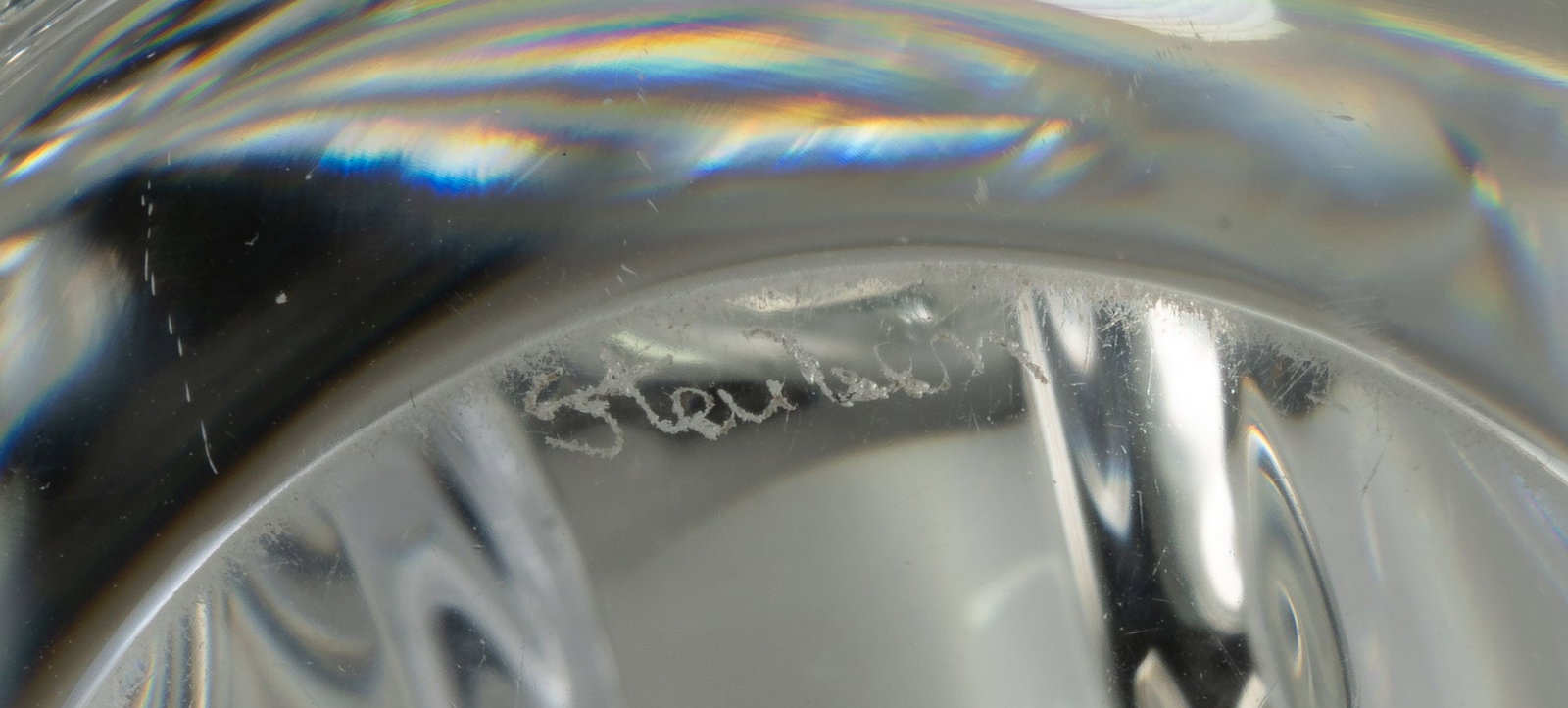 STEUBEN Crystal Eagle on Ball - 9