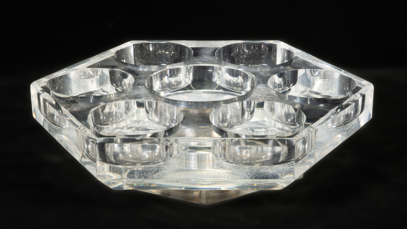 Vintage MCM Lucite Lazy Susan