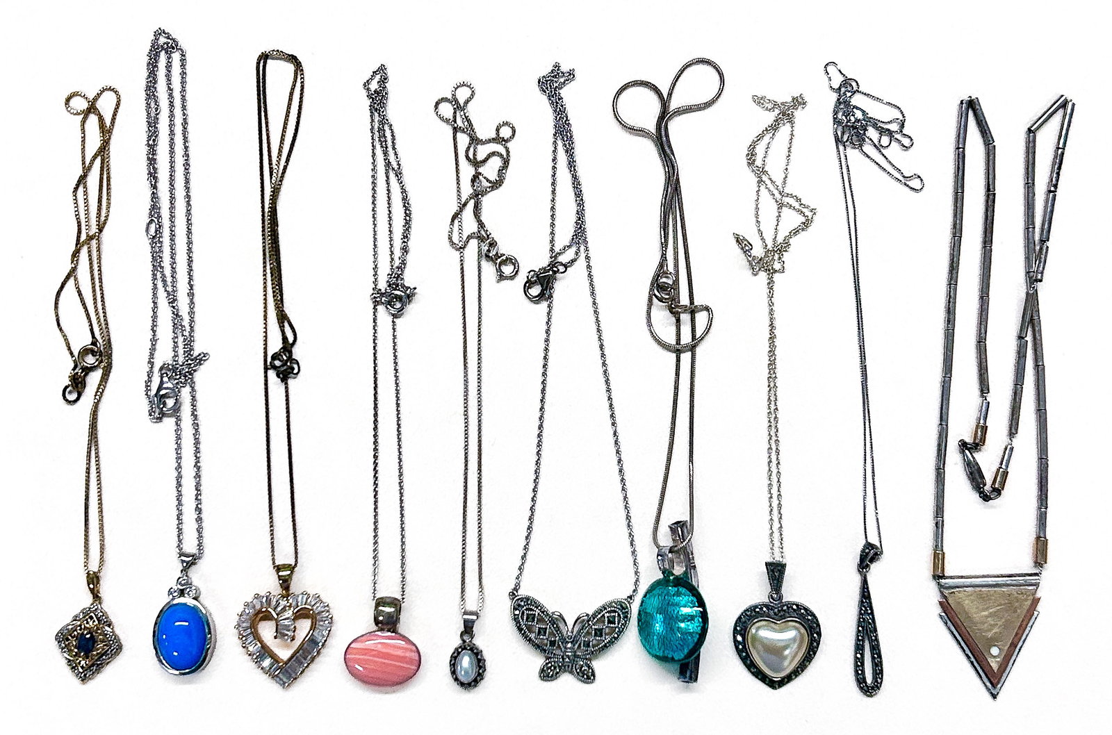 Sterling Silver Pendant Necklaces (1 of 3)