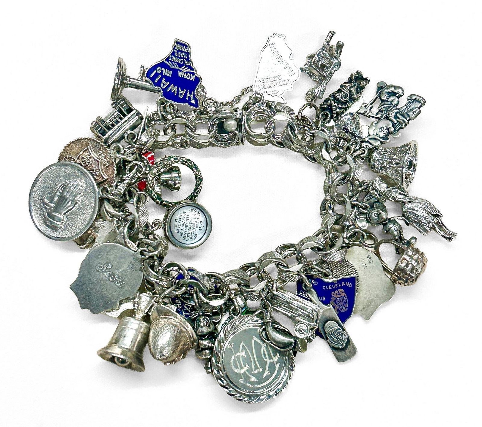 Sterling Silver Charm Bracelet (1 of 1)
