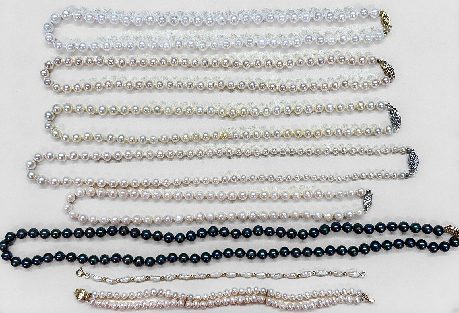 Pearl Necklaces & Bracelets (1 of 2)