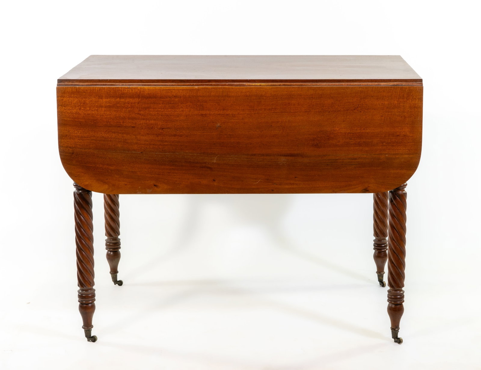 Sheraton-style Drop Leaf Table - 3