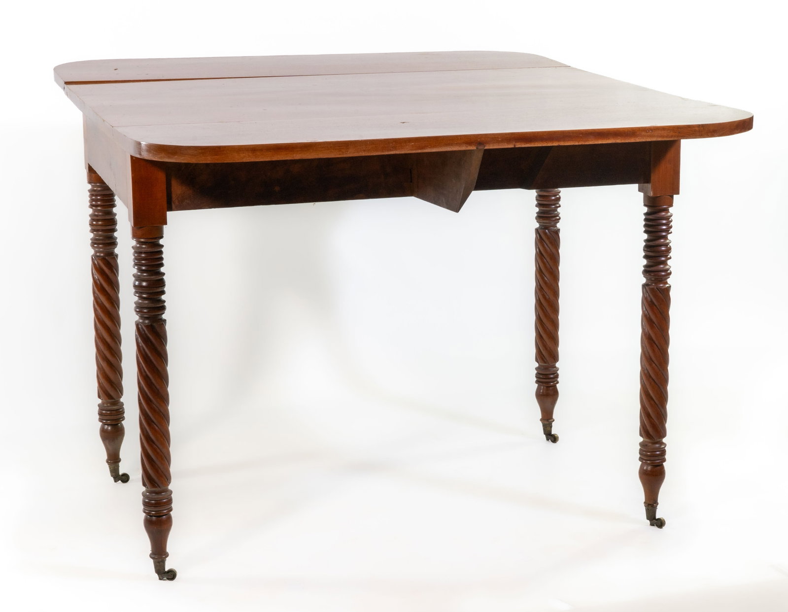 Sheraton-style Drop Leaf Table - 5