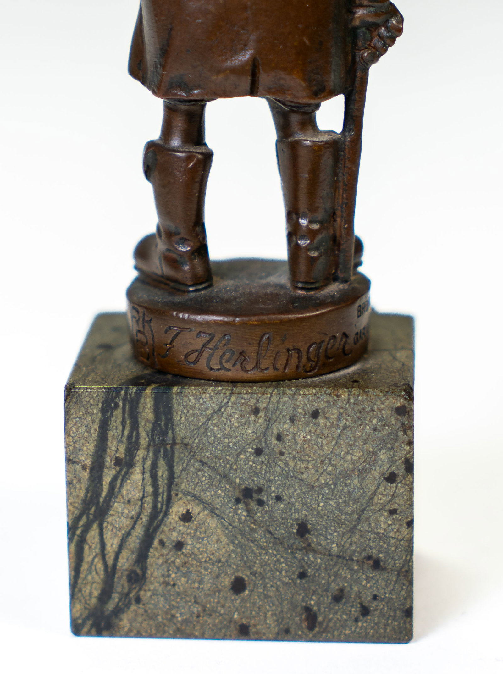 Four (4) Miniature Bronze Figires - 10