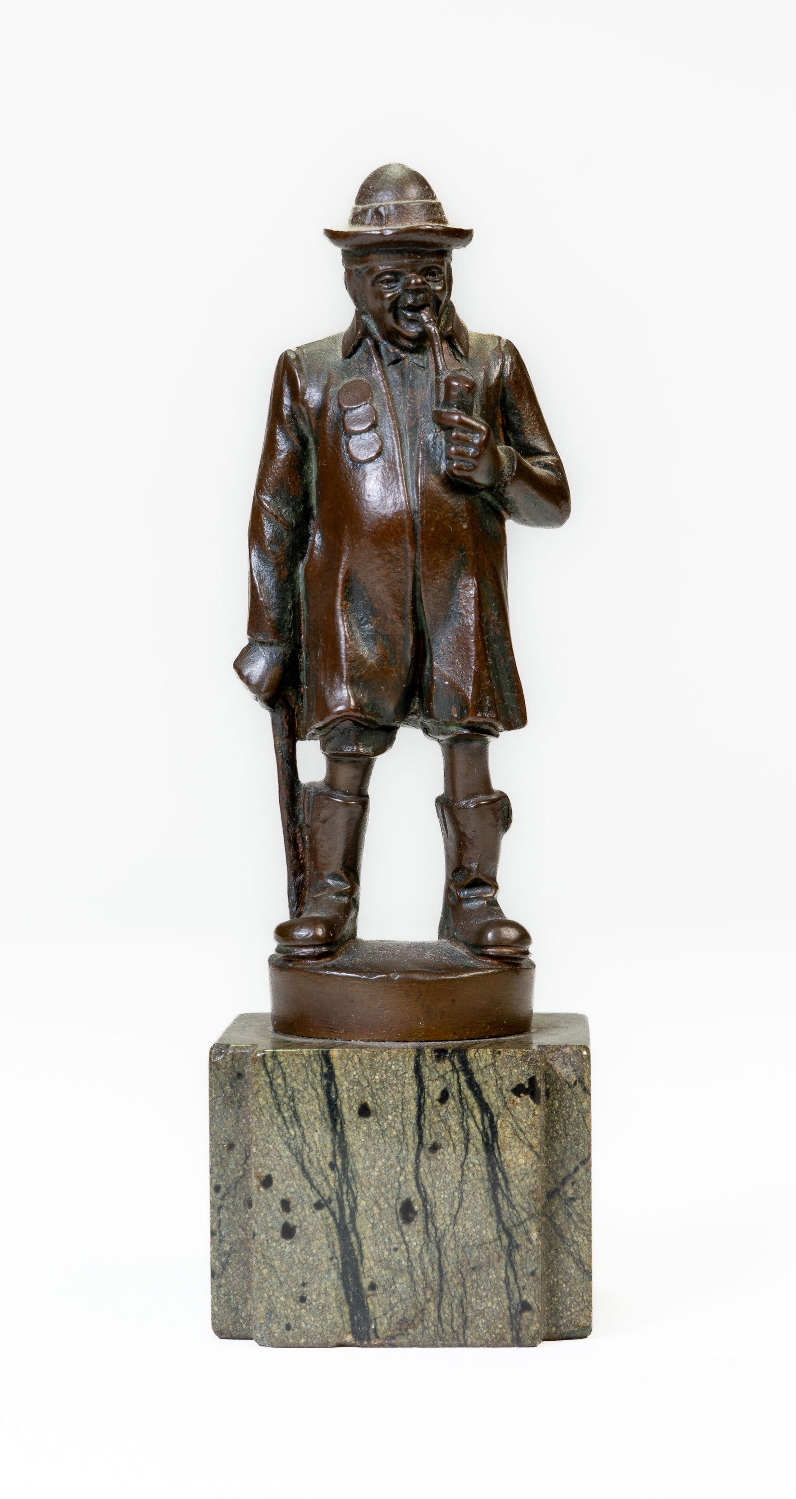 Four (4) Miniature Bronze Figires - 7