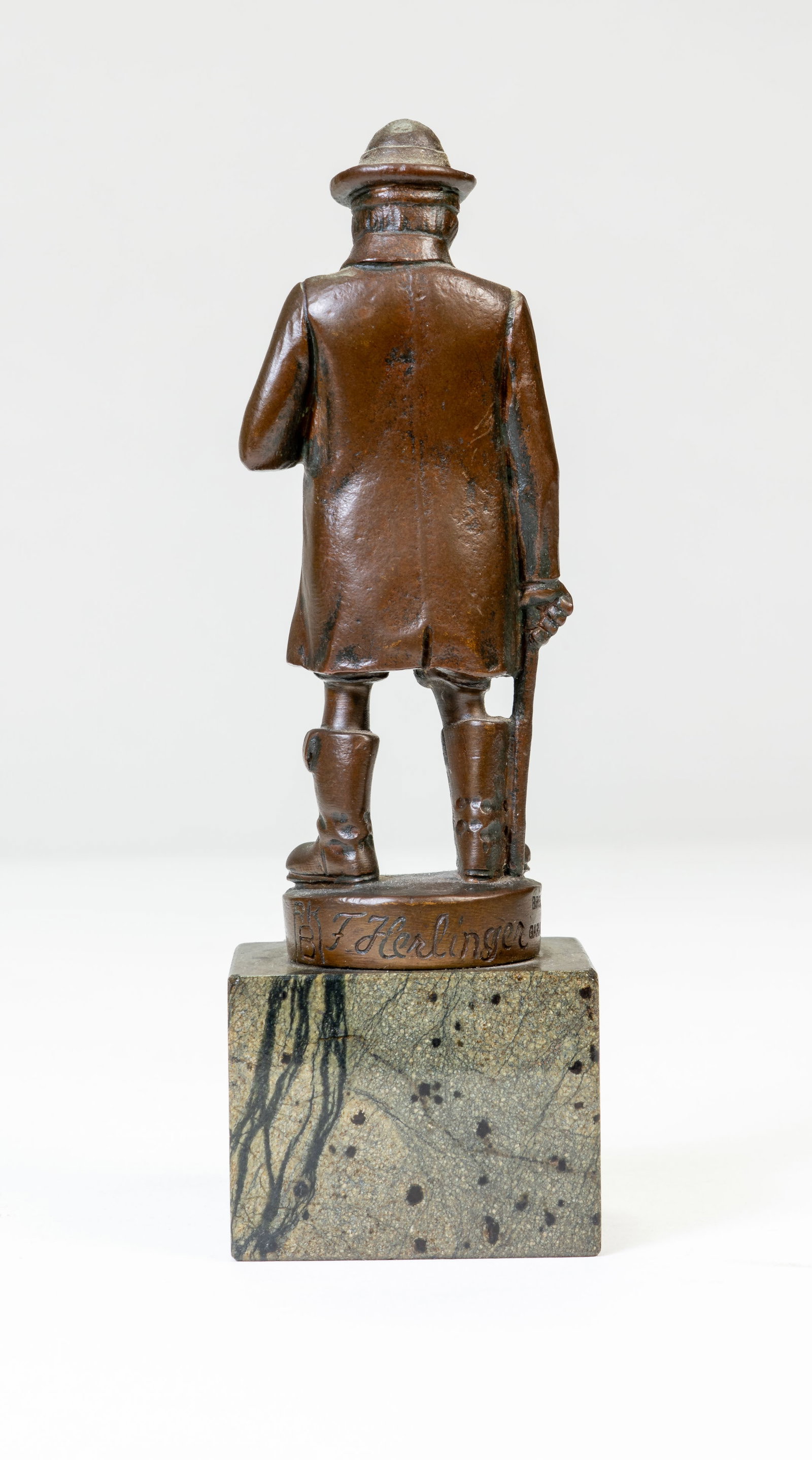 Four (4) Miniature Bronze Figires - 9
