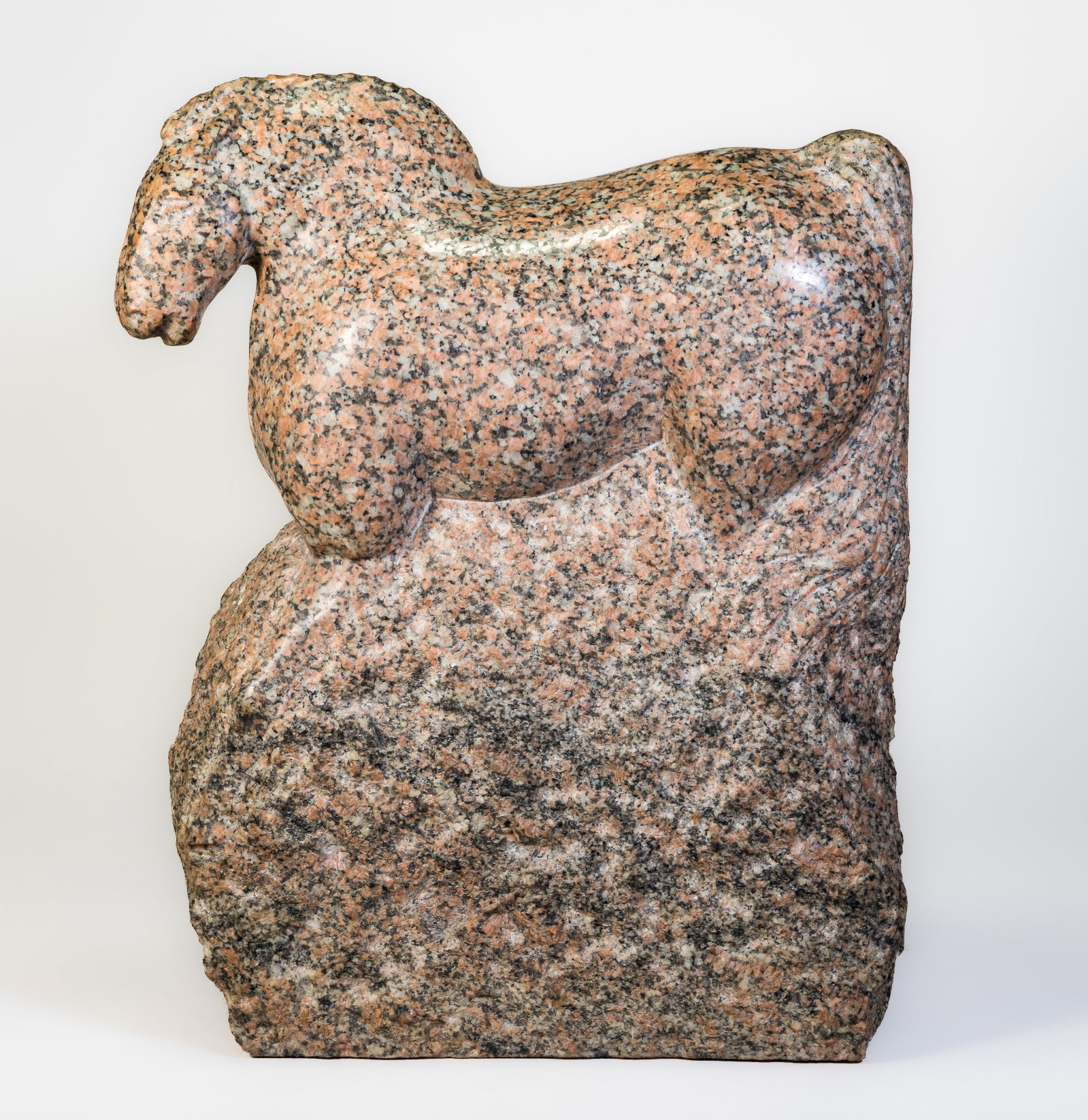 Attributed to Cabot Lyford (American, 1925-2016) Carved Granite Horse (1 of 7)