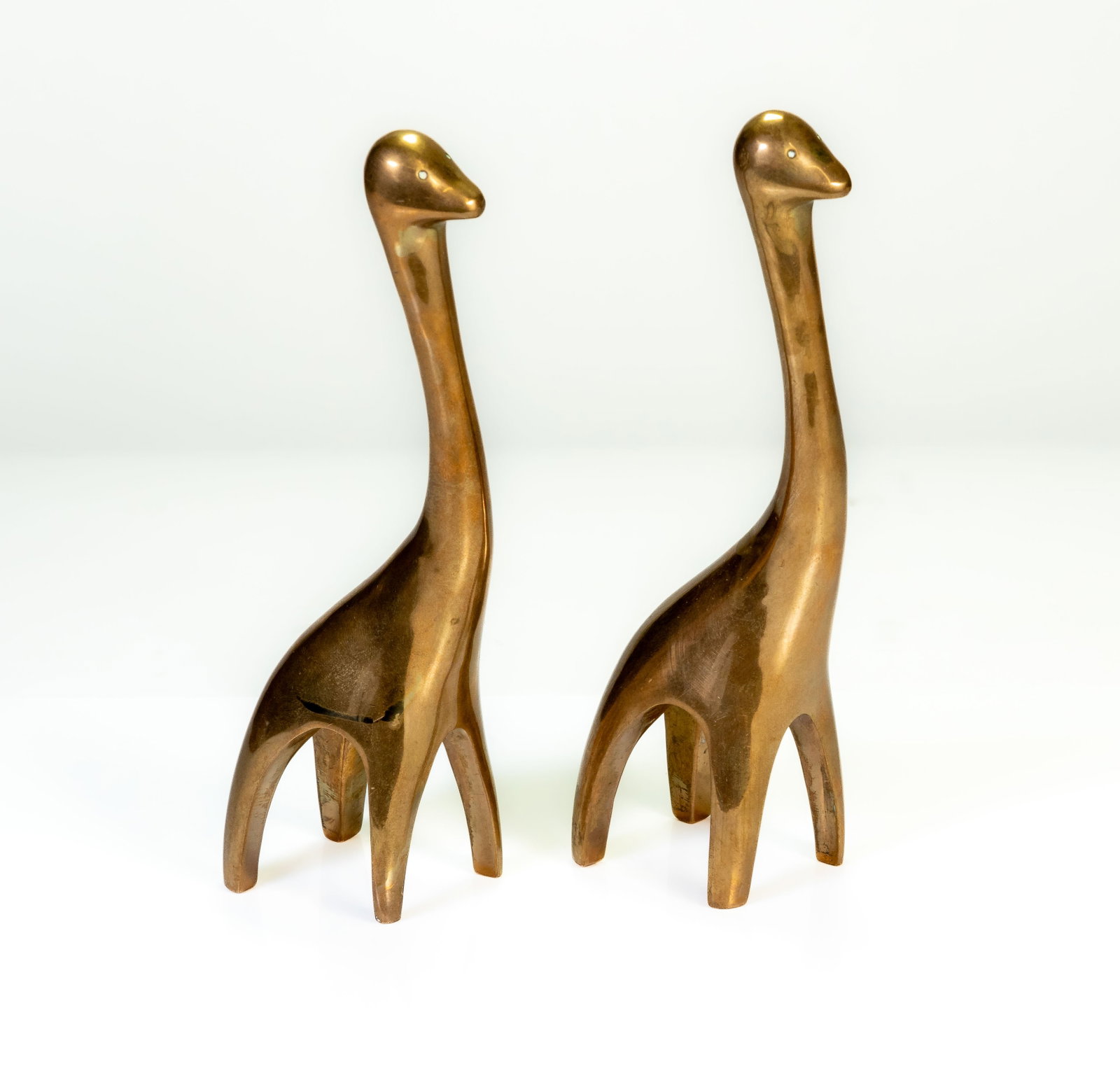 Two Monique Gerber French Bronze Dinosaurs Signed AC (1 of 8)