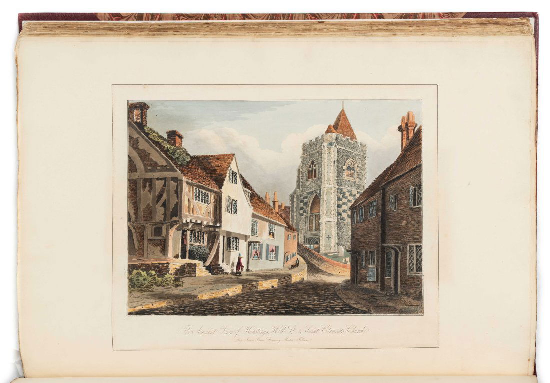 [ANTIQUARIAN] FULLER, JOHN. VIEWS IN SUSSEX 1819: Fuller, John.Views In Sussex, Consisting Of The Most Interesting Landscape And Marine Scenery In The Rape Of Hastings. London: John Murray and W. B. Cooke, 1819.Unique extra-illustrated copy.Large fol