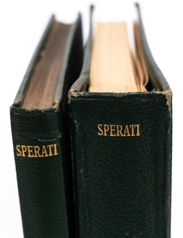 [PHILATELIC] DE SPERATI, JEAN. WORKS. 1955. 2 VOLS (1 of 7)