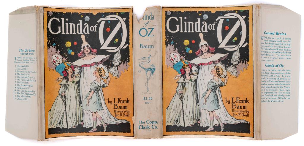 BAUM, FRANK L.; NEILL, JOHN R. GLINDA OF OZ. 1920 (1 of 6)