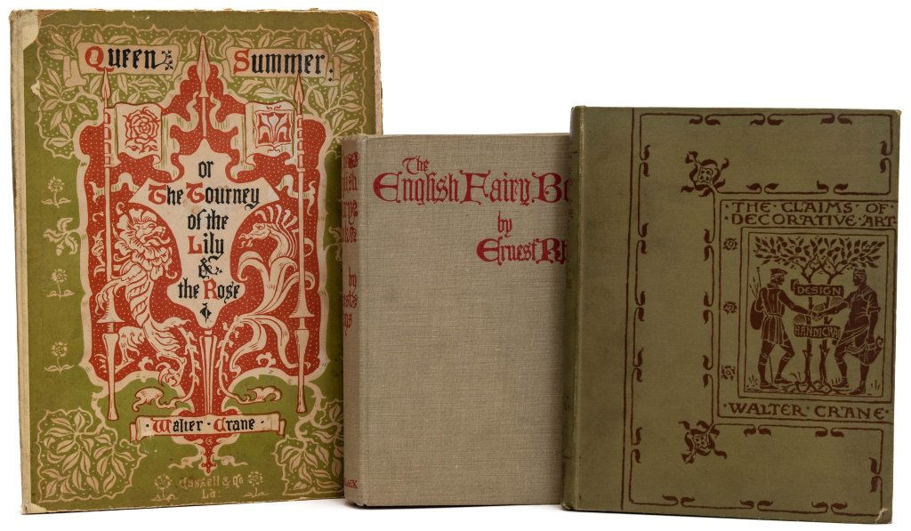 [CHILDREN/ILLUS] LOT OF 3 WALTER CRANE VOLS (1 of 14)