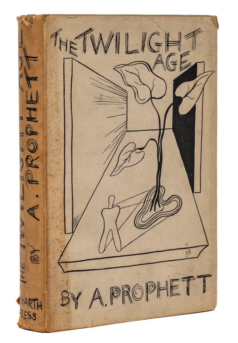[HOGARTH] PROPHETT, A. THE TWILIGHT AGE. 1933: Prophett, A.The Twilight Age: A Fragment Of A Life. London: Leonard & Virginia Woolf, 1933. Very scarce1st edition. 8vo. Full beige cloth boards. Blue lettering on spine. With printed dust jacket.Addi