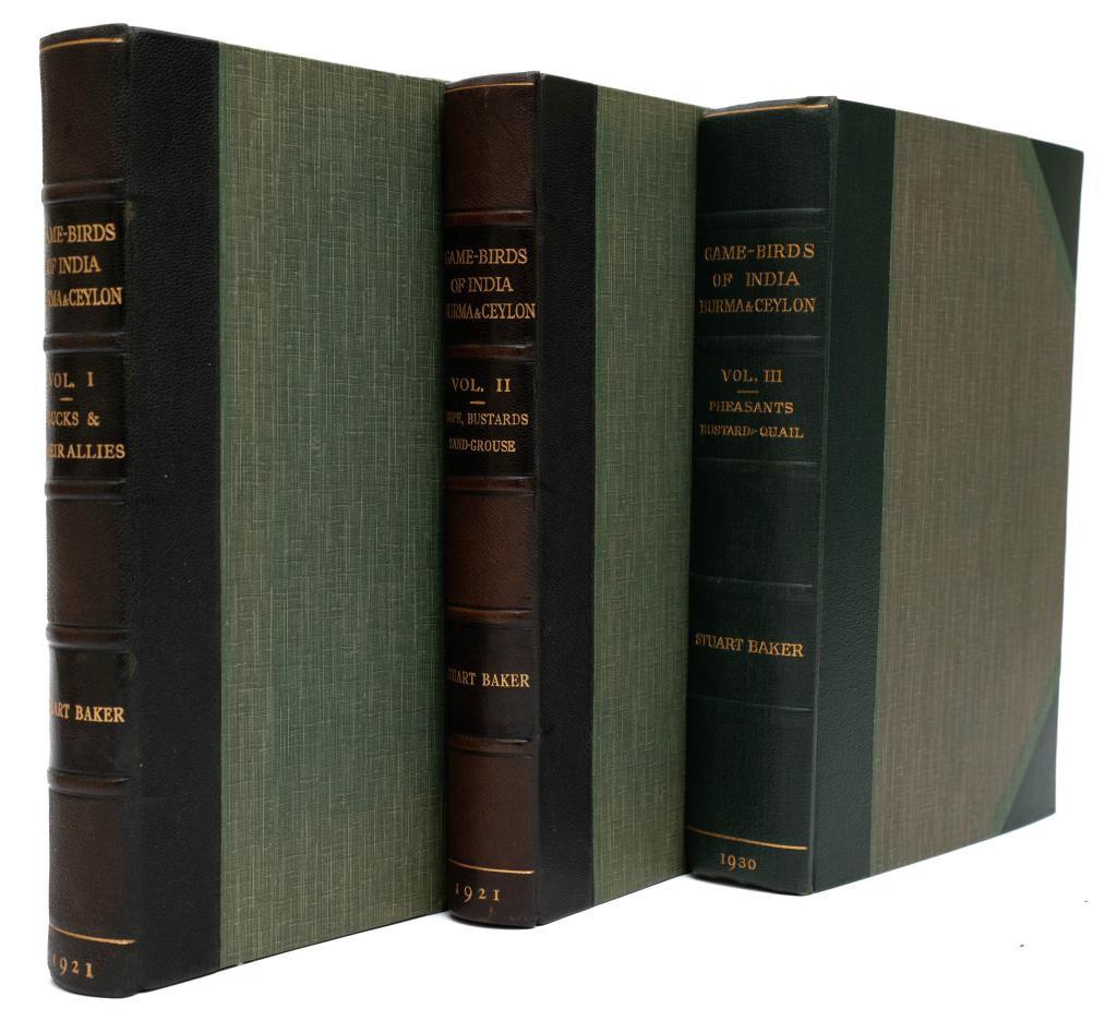 BAKER. GAME-BIRDS OF INDIA, BURMA, AND CEYLON. 3V (1 of 5)