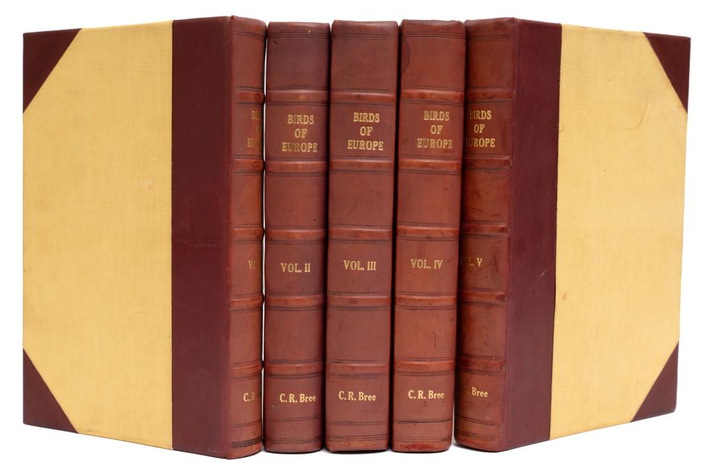BREE, CHARLES R. BIRDS OF EUROPE. 5 VOLS. 1875 (1 of 5)