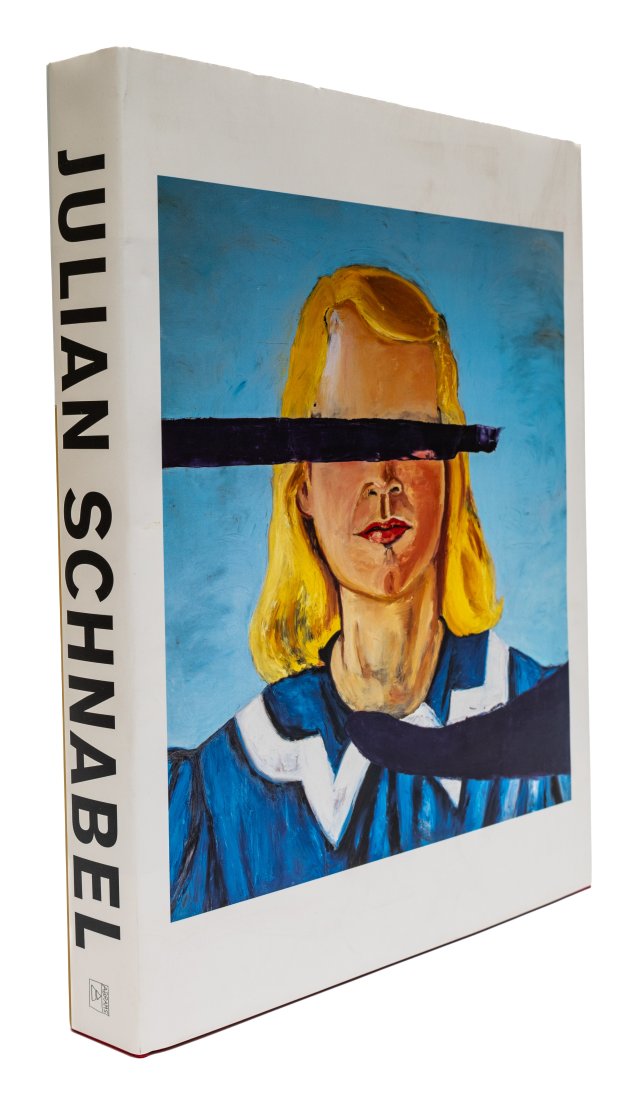 OLSEN, RICHARD. JULIAN SCHNABEL. 2003: Olsen, Richard [editor]. JULIAN SCHNABEL. New York: Harry N. Abrams, 2003. Folio. Full red cloth boards. Beige lettering on spine. With a dust jacket. Colour-printed endpapers. Fully illustrated with