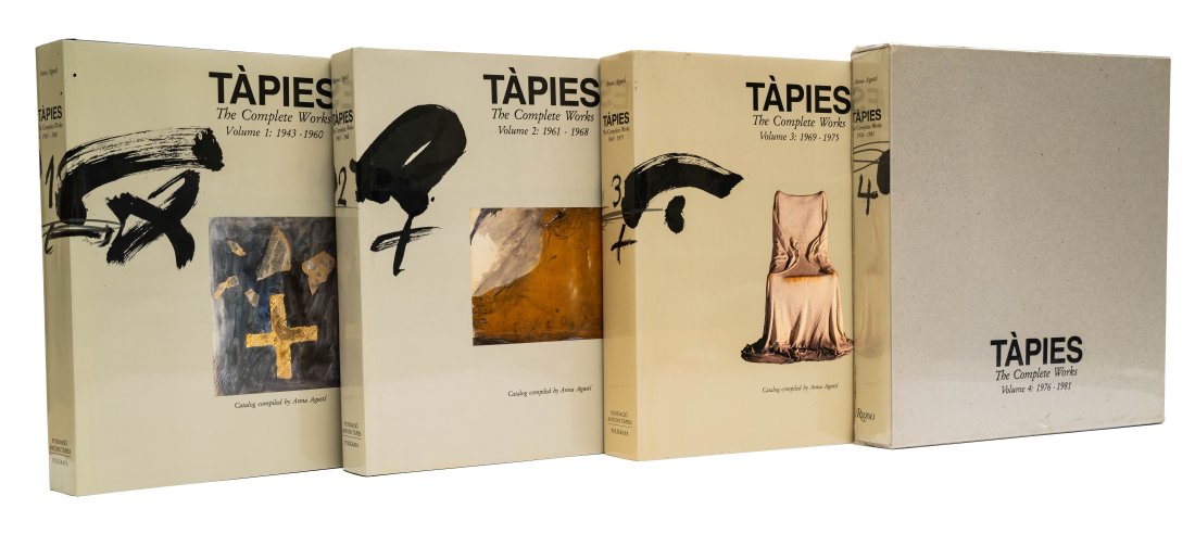 AGUSTI, ANNA. TAPIES. 4 VOLUMES. 1988 (1 of 2)