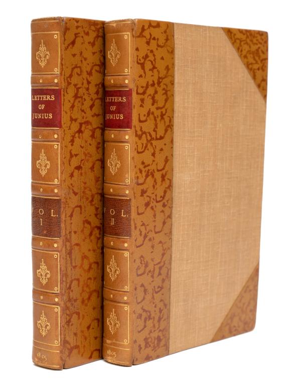 [BINDINGS] BUTLER'S HUDIBRAS; LETTERS OF JUNIUS (1 of 4)