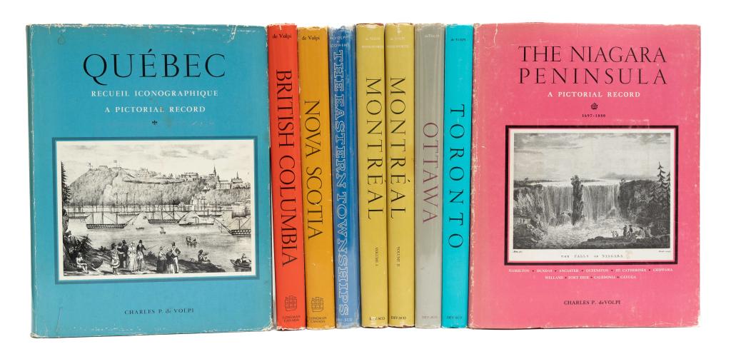 DE VOLPI, CHARLES. PICTORIAL RECORD. 9V. 1962-74 (1 of 3)