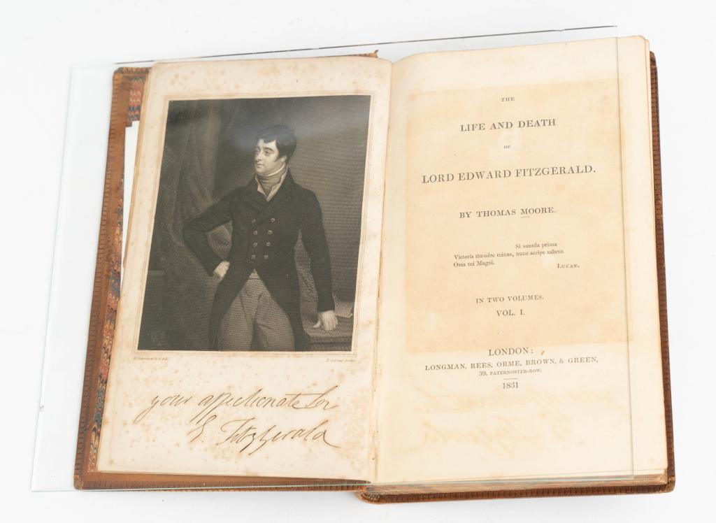 MOORE, THOMAS. LIFE AND DEATH OF FITZGERALD. 1831 (1 of 4)