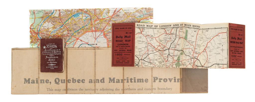 [POCKET MAPS] LOT OF 3 SOLD TOGETHER (1 of 5)