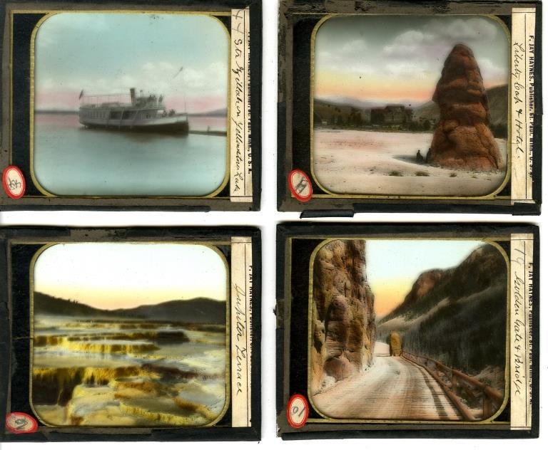 [LANTERN SLIDES] F. JAY HAYNES. 60 YELLOWSTONE VIEWS (1 of 3)