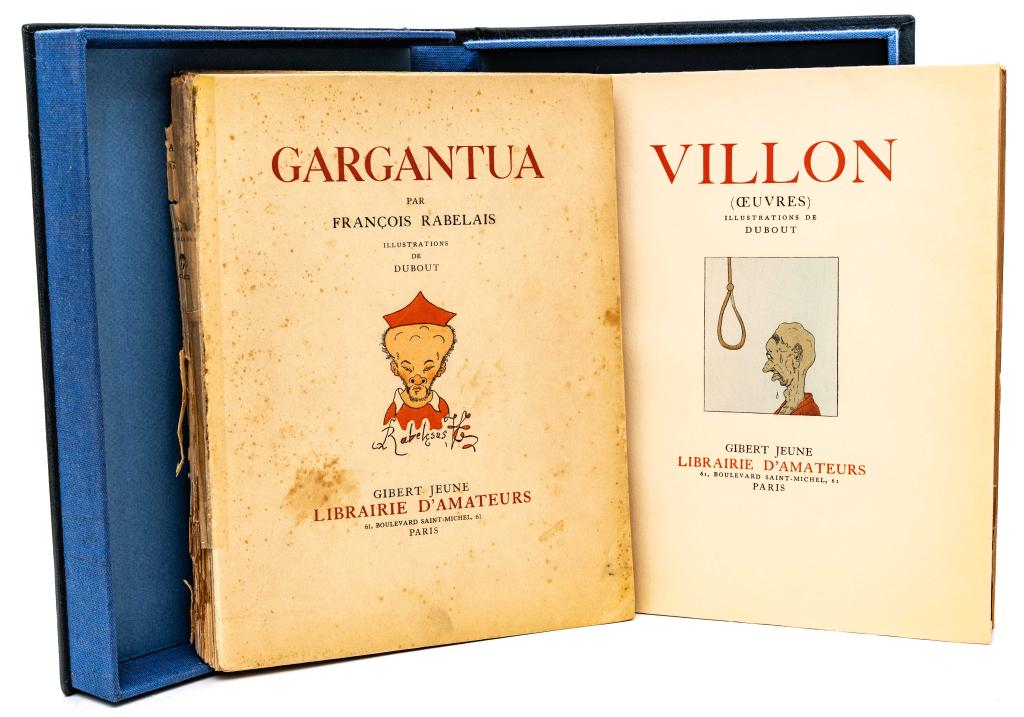 [CHILDREN/ILLUS] ALBERT DUBOUT. 2 VOLS TOGETHER (1 of 18)