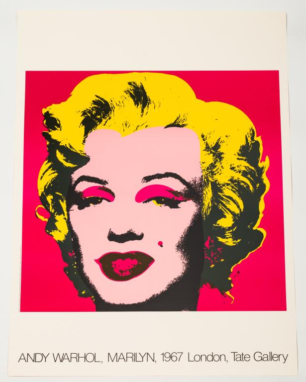[POSTERS] ANDY WARHOL. LOT OF 4 SOLD TOGETHER (1 of 4)