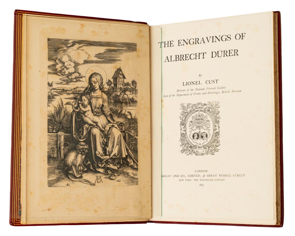 [ALBRECHT DURER] CUST, L. ENGRAVINGS, ETC. 1897 (1 of 3)