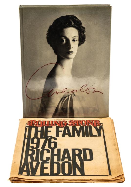 AVEDON, RICHARD. LOT OF 2 VOLUMES SOLD TOGETHER (1 of 8)
