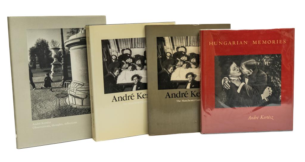 KERTESZ, ANDRE. LOT OF 5 VOLS; 3 SIGNED (1 of 6)