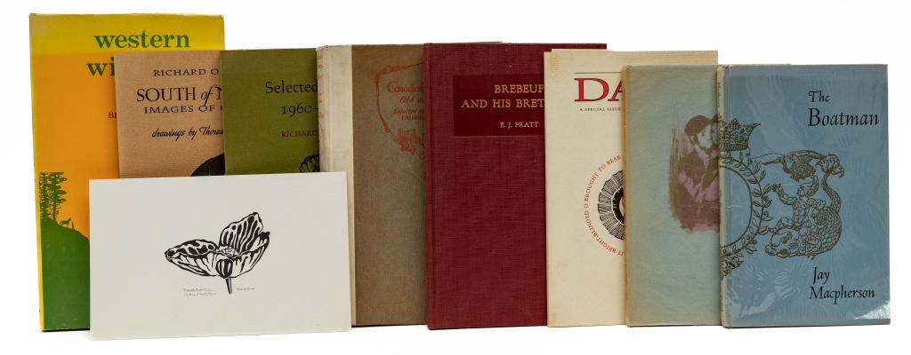 [CANADIAN POETRY/LIT] LOT OF 9 VOLUMES TOGETHER (1 of 11)