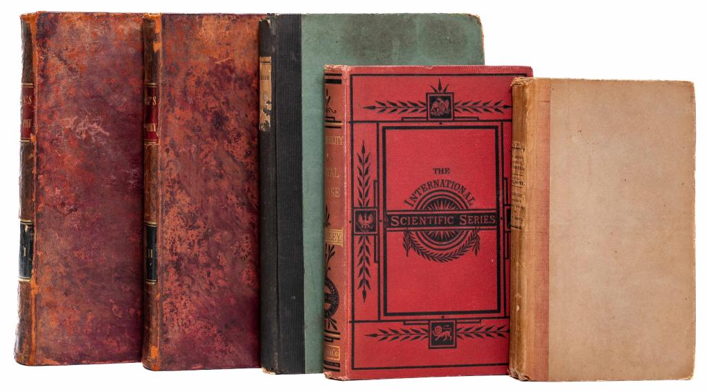 [SCIENCE/MEDICINE] LOT OF 5 VOLUMES SOLD TOGETHER. (1 of 6)