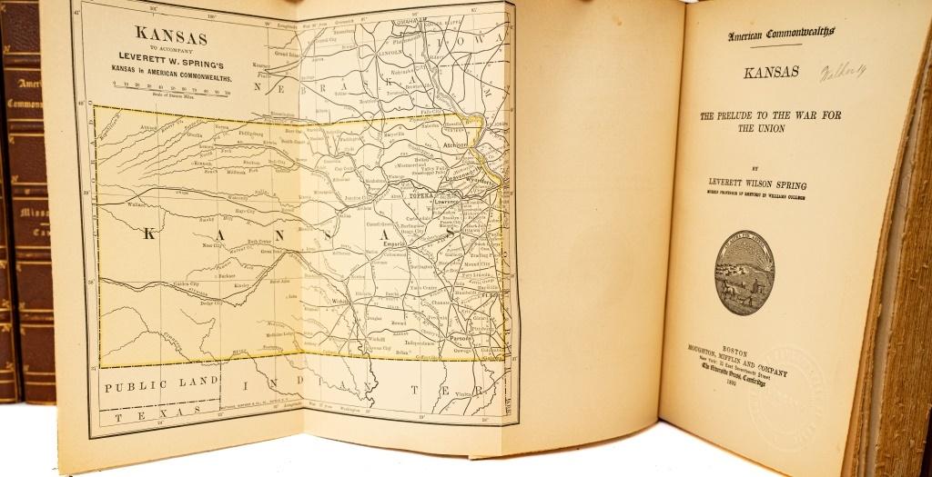 SCUDDER. AMERICAN COMMONWEALTHS. 14 VOLS. 1891-3 (1 of 5)