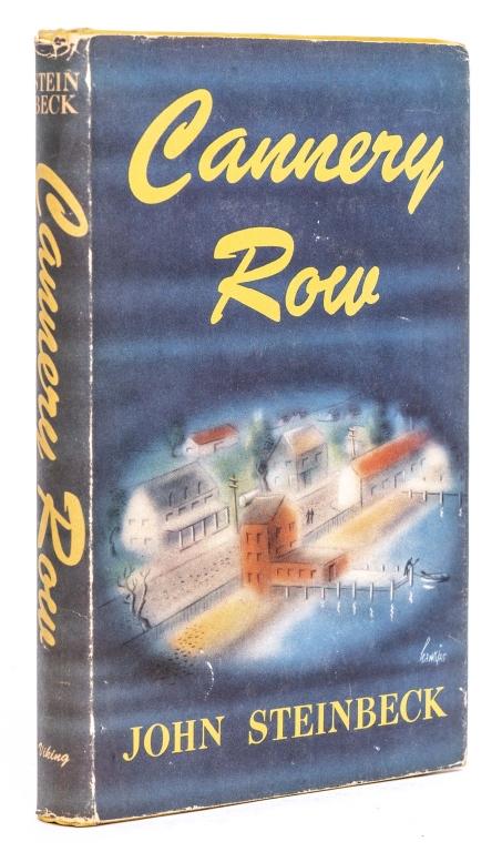 STEINBECK, JOHN. LOT OF 5 VOLS SOLD TOGETHER: STEINBECK, JOHN. A lot of 5 volumes sold together. 3 copies of THE MOON IS DOWN plus 2 others. Generally good condition, various imperfections. Including: (2) THE MOON IS DOWN. New York: Viking Press,