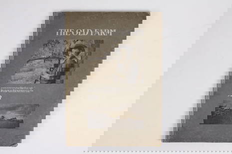 EICKEMEYER, RUDOLF JR. THE OLD FARM. 1901: Eickemeyer, Rudolf Jr. [photo.] THE OLD FARM. New York: R.H. Russell, 1901. Small folio. Printed paper boards backed in beige cloth. Upper with 2 prints mounted. Generally good-fair condition,