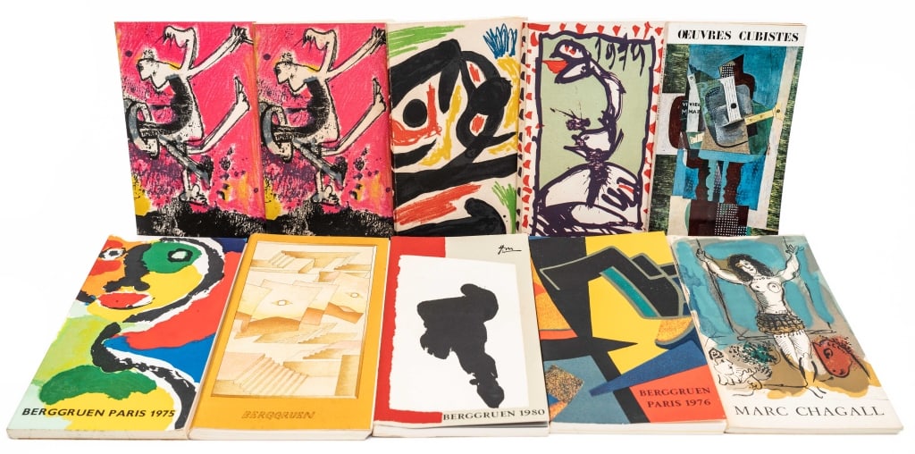 [CHAGALL, ETC] BERGGRUEN. 10 VOLS LITHOGRAPHS (1 of 10)