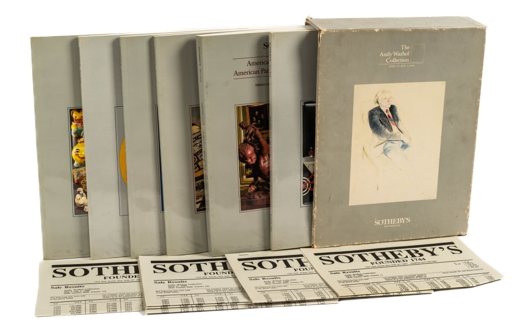 SOTHEBY'S. THE ANDY WARHOL COLLECTION. 6 V. 1988 (1 of 10)