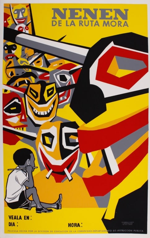 [POSTER] RIVERA, C.R. NENEN DE LA RUTA MORA. 1955 (1 of 1)