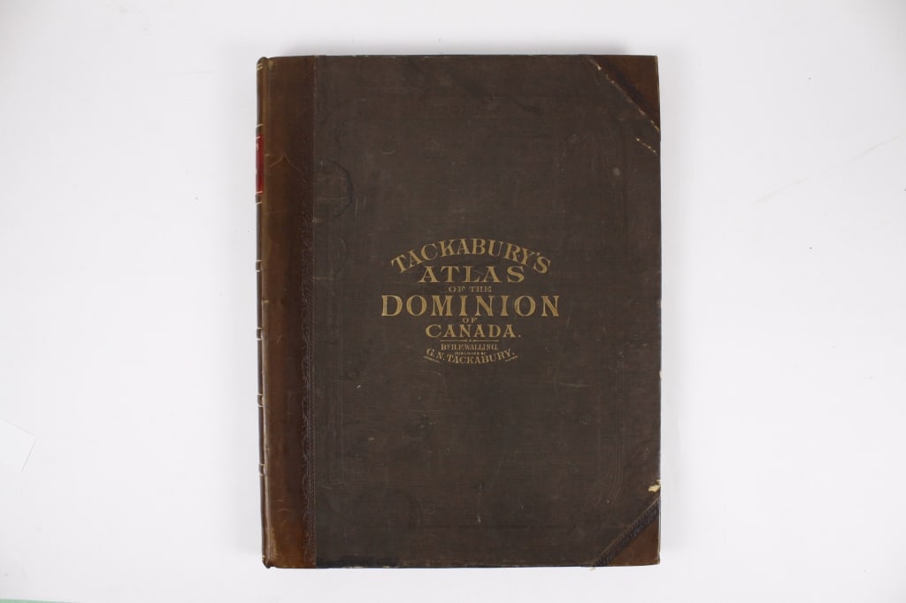 WALLING. TACKABURY'S ATLAS OF CANADA. 1875 (1 of 5)