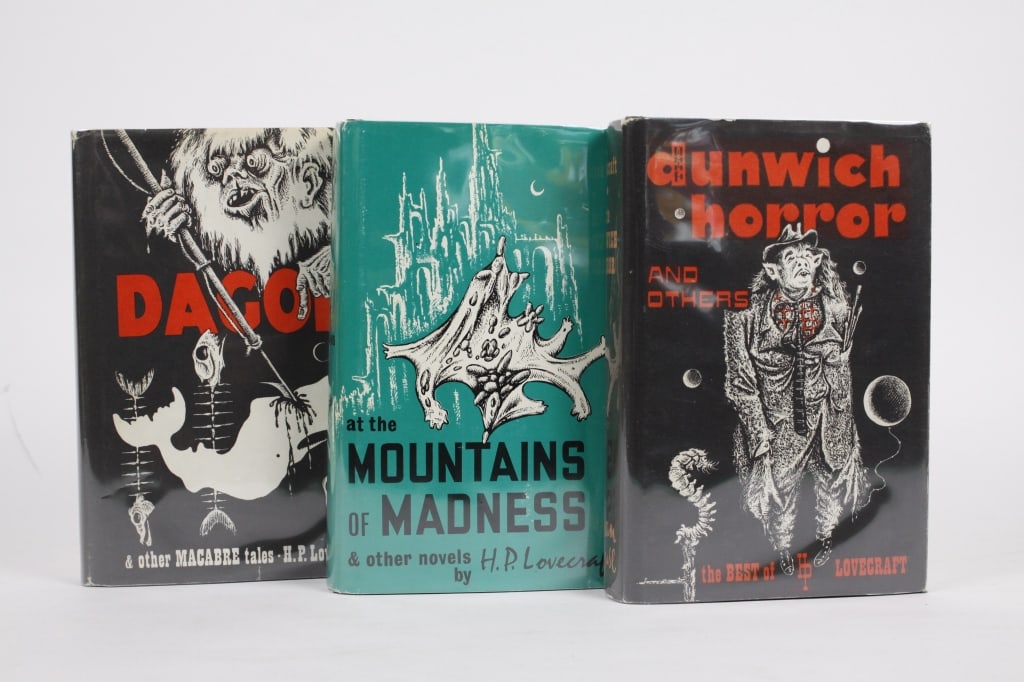 [LOVECRAFT, H.P.] LOT OF 3 VOLUMES SOLD TOGETHER (1 of 2)