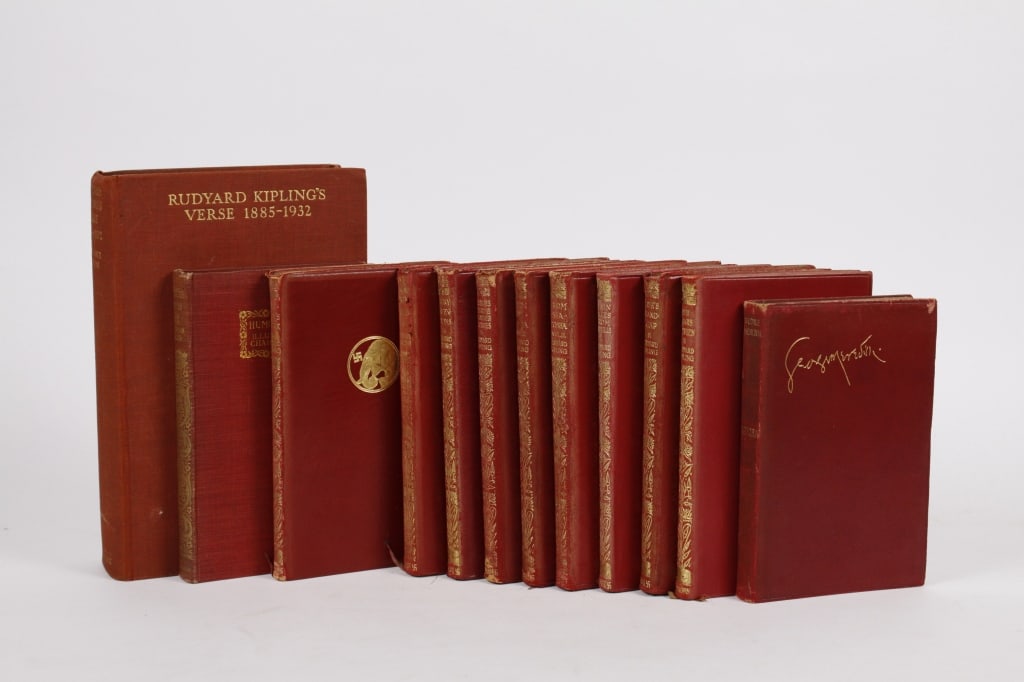 [KIPLING, RUDYARD] LOT OF 10+2 VOLS SOLD TOGETHER (1 of 2)