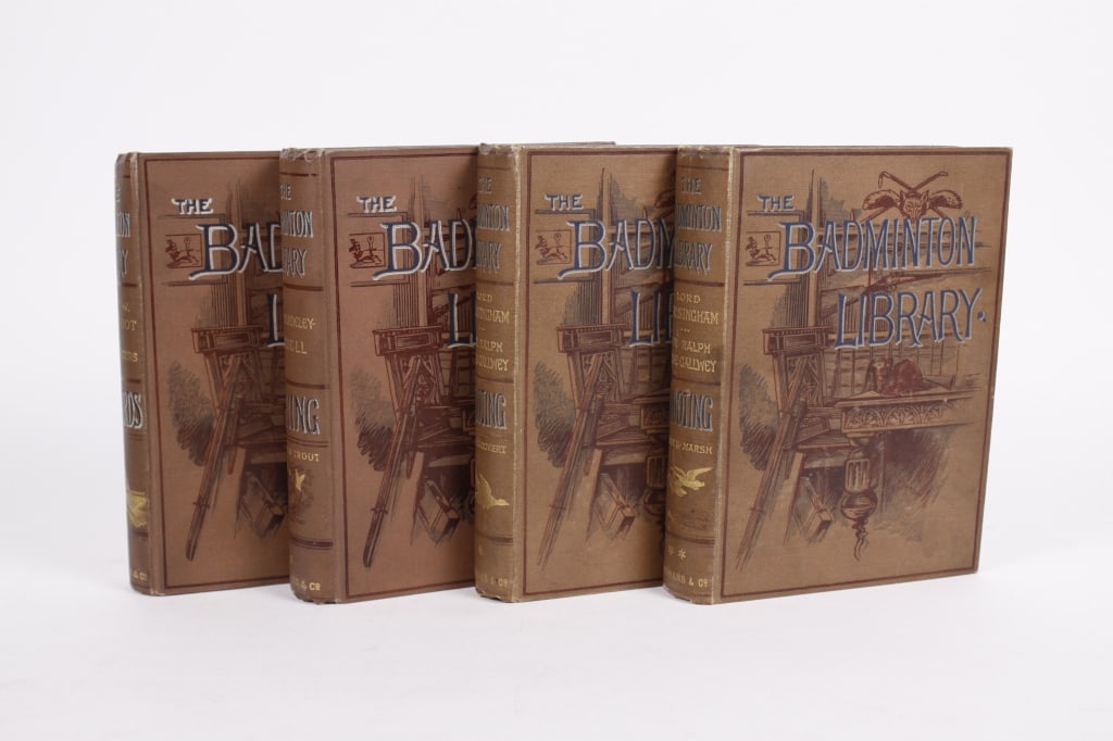 THE BADMINTON LIBRARY. LOT OF 4 SOLD TOGETHER (1 of 2)