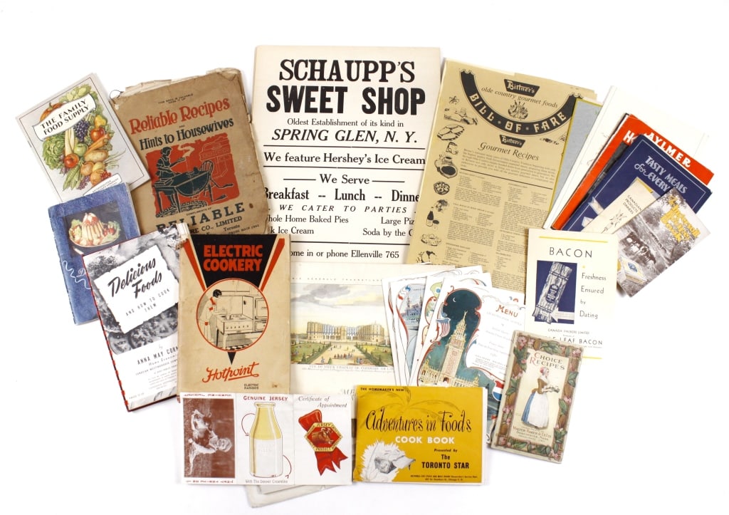 [FOOD & MENUS] LOT OF 40 PIECES SOLD TOGETHER (1 of 1)