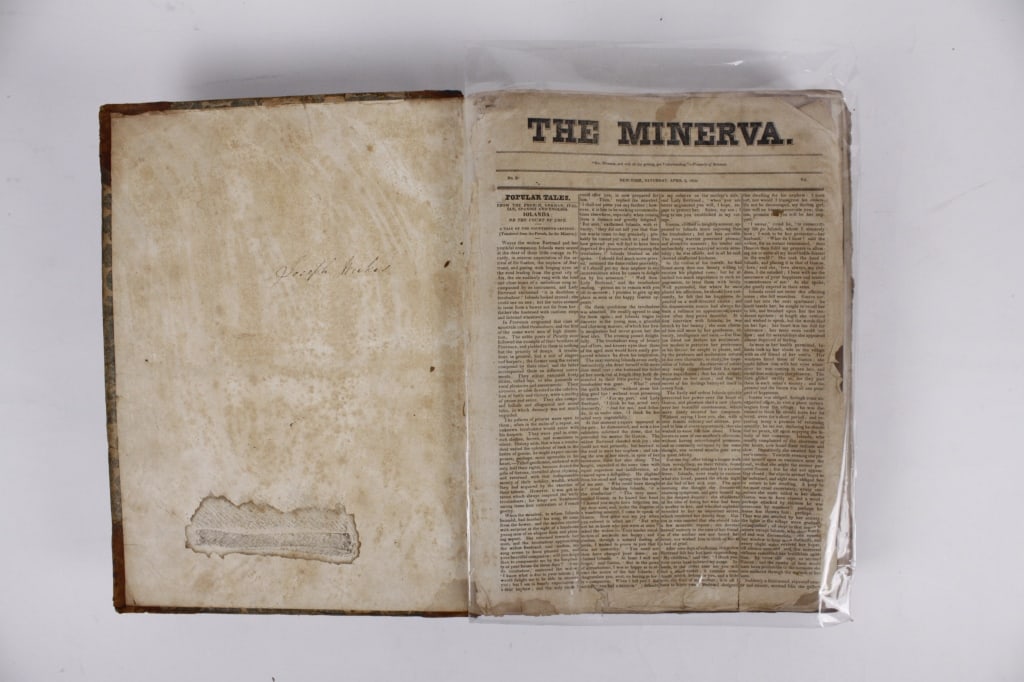 THE MINERVA, PERIODICAL COLLECTION. NY: 1822-1824 (1 of 3)