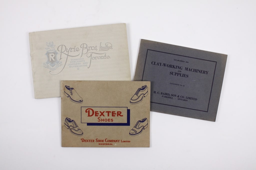 [CANADIAN TRADE CATALOGUES] LOT OF 3 VOLUMES (1 of 5)